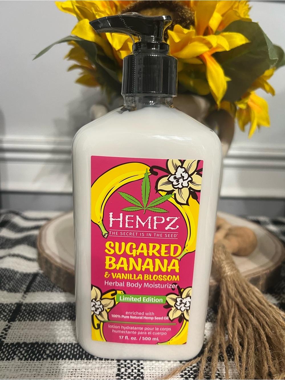 Hempz Sugared Banana & Vanilla Blossom Moisturizer - Limited Edition